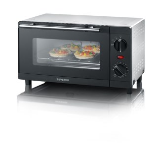 SEVERIN MINI PIEKARNIK, POJEMNOŚĆ 9 LITR., TIMER DO 60 MIN., KRATKA DO GRILLOWANIA I PIECZENIA, MOC 800 W TO2052