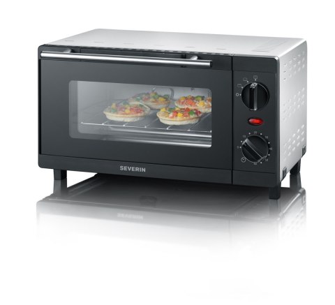 SEVERIN MINI PIEKARNIK, POJEMNOŚĆ 9 LITR., TIMER DO 60 MIN., KRATKA DO GRILLOWANIA I PIECZENIA, MOC 800 W TO2052