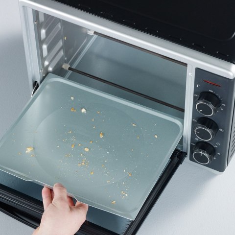 SEVERIN MINI PIEKARNIK Z TERMOOBIEGIEM, PÓJ. 30 L , TEMP. DO 230°C, TIMER DO 120 MIN., ROŻNO, RUSZT I BLACHA MOC 1600W TO2056