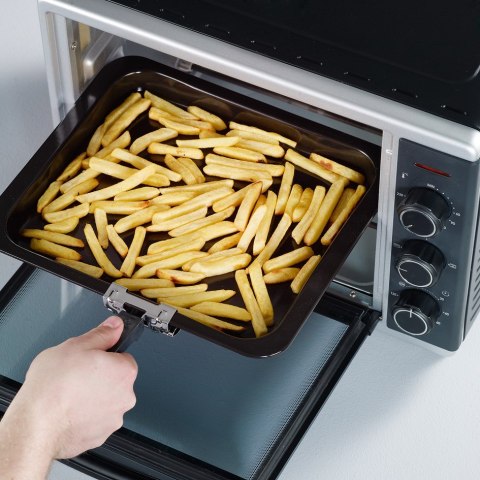 SEVERIN MINI PIEKARNIK Z TERMOOBIEGIEM, PÓJ. 30 L , TEMP. DO 230°C, TIMER DO 120 MIN., ROŻNO, RUSZT I BLACHA MOC 1600W TO2056