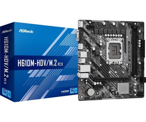 Płyta główna ASRock H610M-HDV/M.2 R2.0 Płyta główna ASRock H610M-HDV/M.2 R2.0