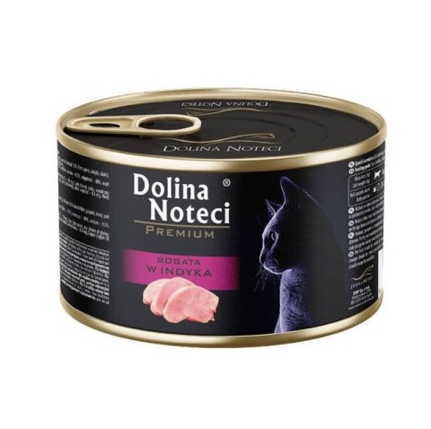 DOLINA NOTECI BOGATA W indyka karma dla kota 185g DOLINA NOTECI BOGATA W indyka karma dla kota 185g