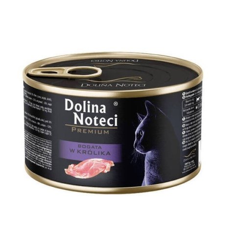 DOLINA NOTECI BOGATA W królika karma dla kota 185g DOLINA NOTECI BOGATA W królika karma dla kota 185g