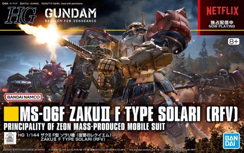 HG 1/144 MS-06F ZAKUII F TYPE SOLARI (RFV)