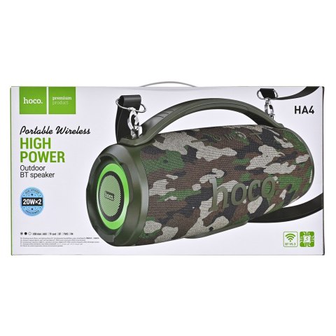 Głośnik bluetooth Hoco HA4 Surge (zielony)