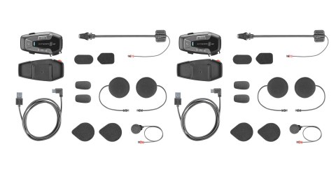 Intercom motocyklowy INTERPHONE U-COM 6R, komplet na 2 kaski