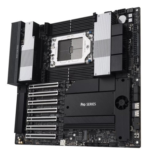 Płyta główna Asus Pro WS WRX90E-SAGE SE 1x sTR5 AMD ryzen Threadripper PRO 7000 SoC (8x DIMM, 4x SATA, 2x SlimSAS, 4xM.2, 2x10Gb