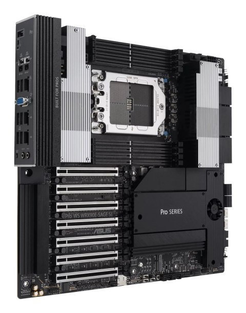 Płyta główna Asus Pro WS WRX90E-SAGE SE 1x sTR5 AMD ryzen Threadripper PRO 7000 SoC (8x DIMM, 4x SATA, 2x SlimSAS, 4xM.2, 2x10Gb