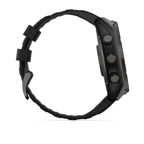 Zegarek Garmin Fenix 8 Solar Sapphire Titanium Carbon Grey DLC Black