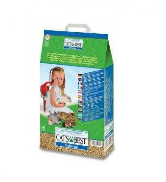 JRS Cats Best Universal - żwirek drewniany pellet - 22kg (WYPRZEDAŻ) JRS Cats Best Universal - żwirek drewniany pellet - 22kg (WYPRZEDAŻ)