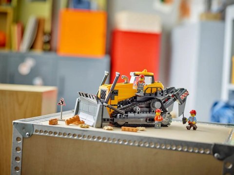 LEGO CITY 60466 BIG VEHICLES YELLOW BULLDOZER WITH FRONT LOADER