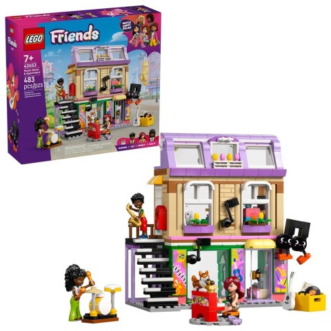LEGO FRIENDS 42653 MUSIC STORE & APLEGO ARTMENT LEGO FRIENDS 42653 MUSIC STORE & APLEGO ARTMENT