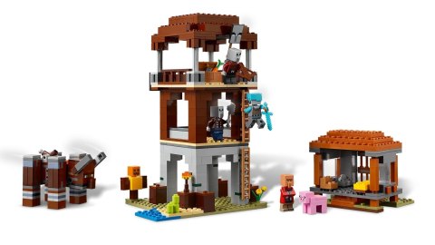 LEGO MINECRAFT 21278 THE PILLAGER OUTPOST AND RAVAGER LEGO MINECRAFT 21278 THE PILLAGER OUTPOST AND RAVAGER