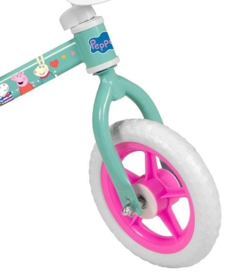 Rowerek biegowy 10" Świnka Peppa zielony 198 Green Rowerek biegowy 10" Świnka Peppa zielony 198 Green