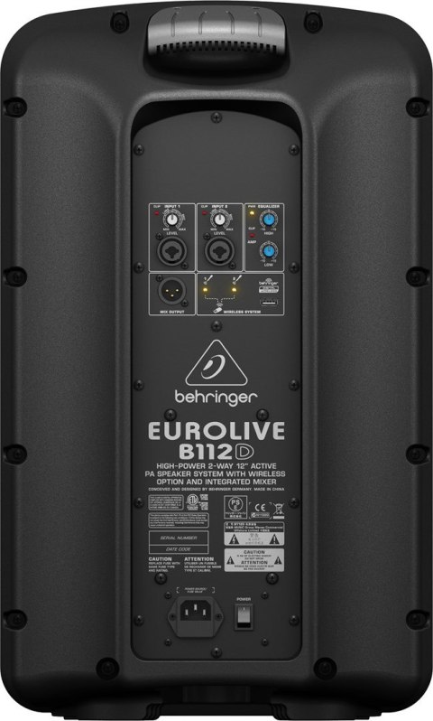 Behringer B112D - Kolumna głośnikowa aktywna 12" Behringer B112D - Kolumna głośnikowa aktywna 12"