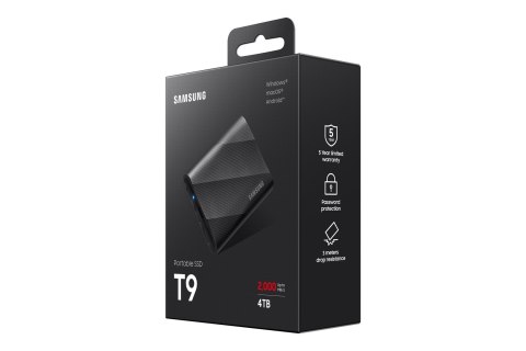 Dysk SSD Samsung T9 4TB MU-PG4T0B/EU Dysk SSD Samsung T9 4TB MU-PG4T0B/EU