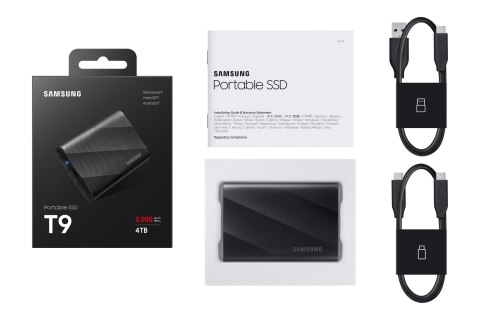 Dysk SSD Samsung T9 4TB MU-PG4T0B/EU Dysk SSD Samsung T9 4TB MU-PG4T0B/EU