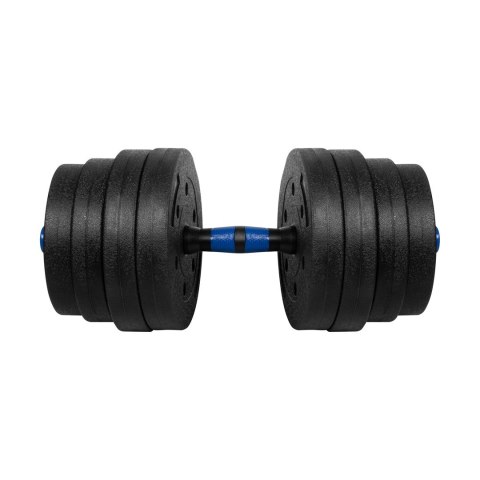 Hantle bitumiczne regulowane z łącznikiem 2x15kg REBEL ACTIVE Hantle bitumiczne regulowane z łącznikiem 2x15kg REBEL ACTIVE