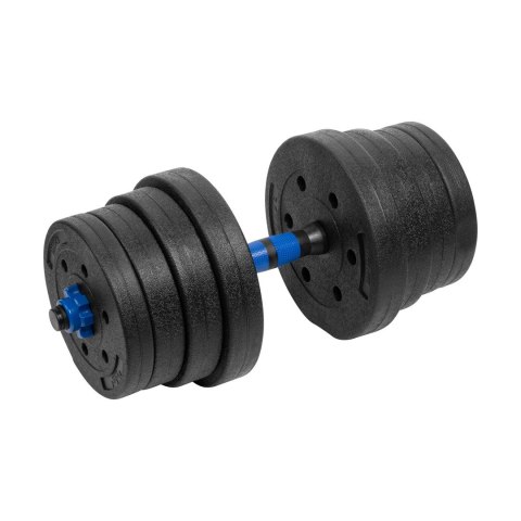 Hantle bitumiczne regulowane z łącznikiem 2x15kg REBEL ACTIVE Hantle bitumiczne regulowane z łącznikiem 2x15kg REBEL ACTIVE