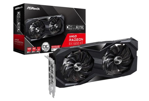 Karta graficzna ASRock Radeon RX 6650 XT Challenger D 8GB OC (WYPRZEDAŻ) Karta graficzna ASRock Radeon RX 6650 XT Challenger D 8GB OC (WYPRZEDAŻ)