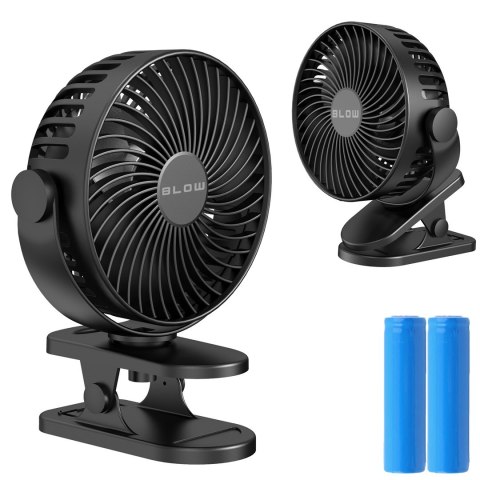 BLOW WENTYLATOR BIURKOWY Z KLIPSEM 15CM USB +AKUMU BLOW WENTYLATOR BIURKOWY Z KLIPSEM 15CM USB +AKUMU