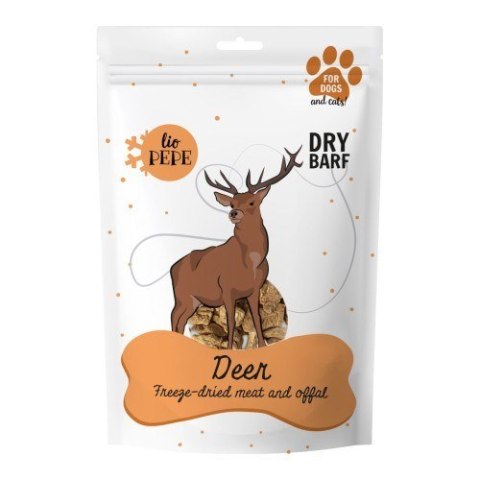 Paka Zwierzaka Lio Pepe Przysmak Deer (mięso jelenia) XL 180g Paka Zwierzaka Lio Pepe Przysmak Deer (mięso jelenia) XL 180g