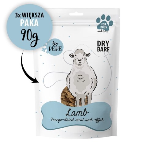 Paka Zwierzaka Lio Pepe Przysmak Lamb (jagnięce płuco) XL 90g Paka Zwierzaka Lio Pepe Przysmak Lamb (jagnięce płuco) XL 90g