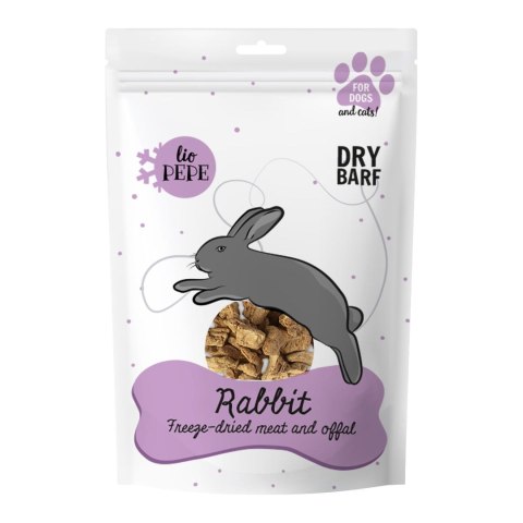 Paka Zwierzaka Lio Pepe Przysmak Rabbit (królicza wątróbka) XL 180g Paka Zwierzaka Lio Pepe Przysmak Rabbit (królicza wątróbka) XL 180g