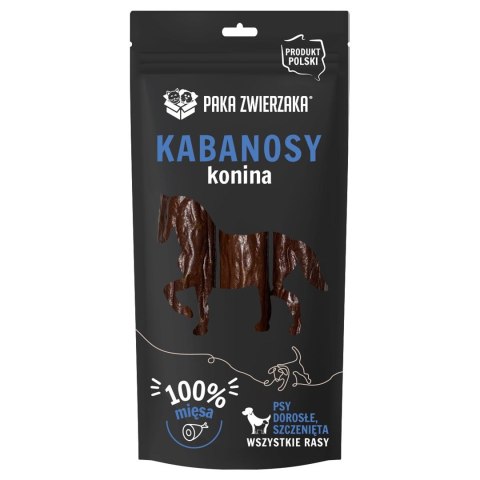 Paka Zwierzaka kabanosy koń 3szt (80g) Paka Zwierzaka kabanosy koń 3szt (80g)