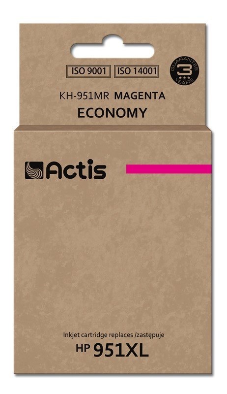 Actis KH-951MR Tusz (zamiennik HP 951XL CN047AE; Standard; 25 ml; czerwony) Actis KH-951MR Tusz (zamiennik HP 951XL CN047AE; Standard; 25 ml; czerwony)