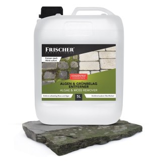 Płyn do usuwania mchu, glonów o zielonych nalotów Frischer 5l