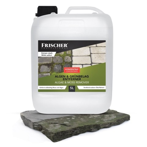 Płyn do usuwania mchu, glonów o zielonych nalotów Frischer 5l Płyn do usuwania mchu, glonów o zielonych nalotów Frischer 5l