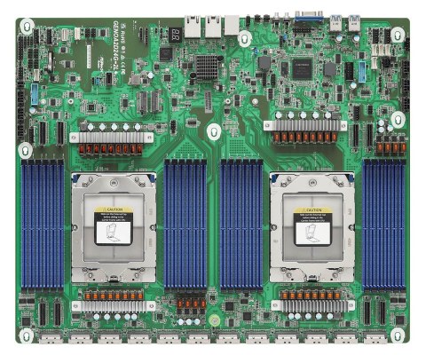 Płyta główna ASRock GENOA2D24G-2L+ 2x SP5 AMD Epyc 9004 SoC (24xDIMM, NVMe, 2xM.2, 2xGbE, IPMI) Płyta główna ASRock GENOA2D24G-2L+ 2x SP5 AMD Epyc 9004 SoC (24xDIMM, NVMe, 2xM.2, 2xGbE, IPMI)