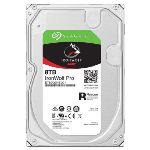 Dysk HDD Seagate IronWolf Pro (8 TB; 256MB; 3.5"; SATA)