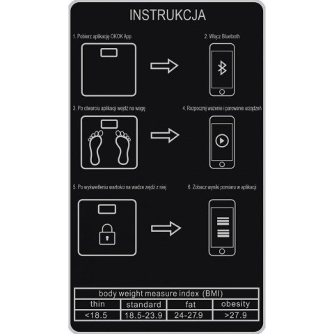 Waga łazienkowa elektroniczna DAPAN