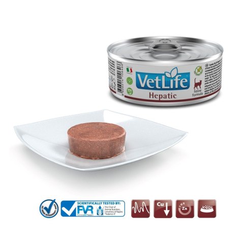 FARMINA Vet Life Natural Diet Cat Hepatic - mokra karma dla kota - 85 g FARMINA Vet Life Natural Diet Cat Hepatic - mokra karma dla kota - 85 g