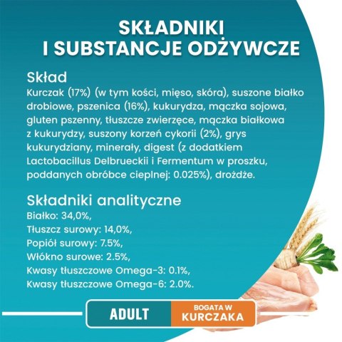 PURINA One Bifensis Adult Bogata w Kurczaka i Pełne Ziarna - sucha karma dla kota - 800 g PURINA One Bifensis Adult Bogata w Kurczaka i Pełne Ziarna - sucha karma dla kota - 800 g