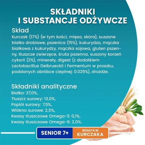 PURINA One Bifensis Senior 7+ Bogata w Kurczaka i Pełne Ziarna - sucha karma dla kota - 800 g PURINA One Bifensis Senior 7+ Bogata w Kurczaka i Pełne Ziarna - sucha karma dla kota - 800 g