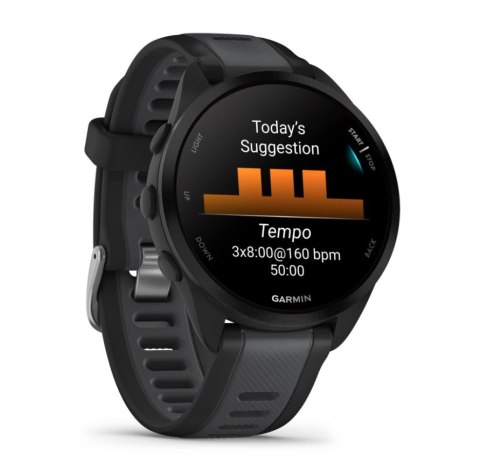 Garmin Forerunner 165 Black / Slate Grey 43 mm Garmin Forerunner 165 Black / Slate Grey 43 mm
