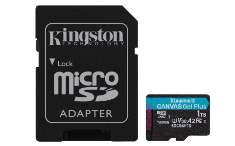 KINGSTON microSDXC Canvas Go Plus 1TB + Adapter KINGSTON microSDXC Canvas Go Plus 1TB + Adapter