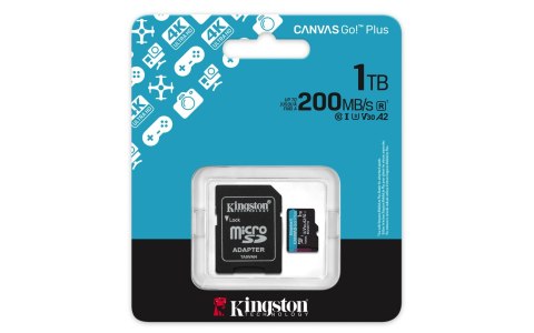 KINGSTON microSDXC Canvas Go Plus 1TB + Adapter KINGSTON microSDXC Canvas Go Plus 1TB + Adapter