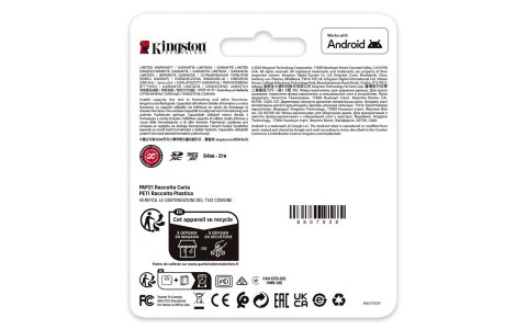 KINGSTON microSDXC Canvas Go Plus 1TB + Adapter KINGSTON microSDXC Canvas Go Plus 1TB + Adapter
