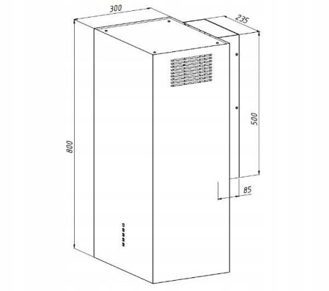 Okap AKPO WK-4 CUBERA WL CZARNY MAT T520 M3 / CZARNY FILTR ALUMINIOWY Okap AKPO WK-4 CUBERA WL CZARNY MAT T520 M3 / CZARNY FILTR ALUMINIOWY