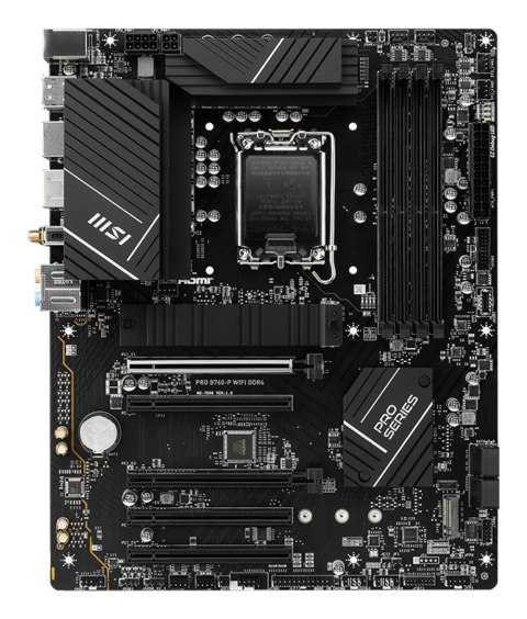 Płyta główna MSI PRO B760-P WIFI DDR4 Płyta główna MSI PRO B760-P WIFI DDR4