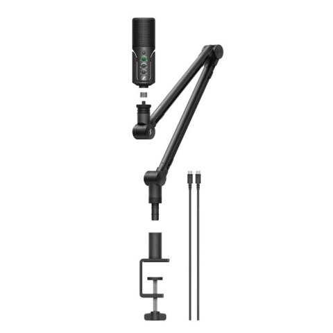 Sennheiser PROFILE STREAMING SET - Mikrofon streamingowy, pojemnościowy, kardioidalny, ramię ze zintegrowaną szyną na kable, 3-m Sennheiser PROFILE STREAMING SET - Mikrofon streamingowy, pojemnościowy, kardioidalny, ramię ze zintegrowaną szyną na kable, 3-m