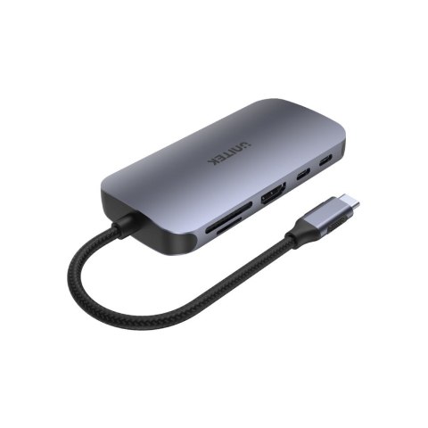 UNITEK HUB USB-C N9+, USB-C, HDMI, PD 100W, SD UNITEK HUB USB-C N9+, USB-C, HDMI, PD 100W, SD
