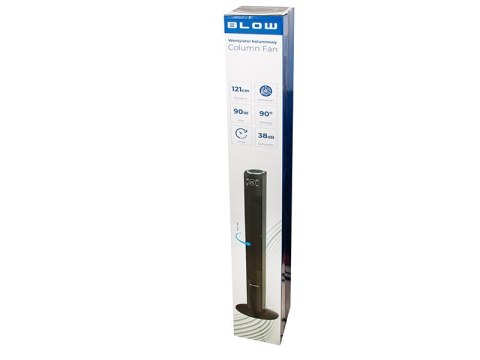 BLOW WENTYLATOR KOLUMNOWY XXL 125CM 90W CZARNY BLOW WENTYLATOR KOLUMNOWY XXL 125CM 90W CZARNY