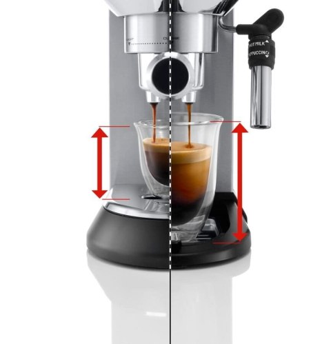 Ekspres kolbowy DeLonghi Dedica Style EC 685.M (1350W; kolor srebrny) (WYPRZEDAŻ) Ekspres kolbowy DeLonghi Dedica Style EC 685.M (1350W; kolor srebrny) (WYPRZEDAŻ)