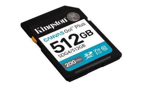 Karta pamięci Kingston Canvas Go Plus SDG4/512GB (512GB; Class U3, V30; Karta pamięci) Karta pamięci Kingston Canvas Go Plus SDG4/512GB (512GB; Class U3, V30; Karta pamięci)