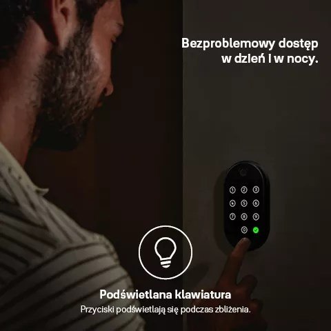 Klawiatura do inteligentnego zamka Linus Yale Smart Keypad 2 z czytnikiem linii papilarnych Klawiatura do inteligentnego zamka Linus Yale Smart Keypad 2 z czytnikiem linii papilarnych